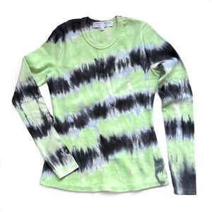 Proenza Schouler Tie Dye T Shirt Quiet Luxury, USA made, Cotton Knit, Size M